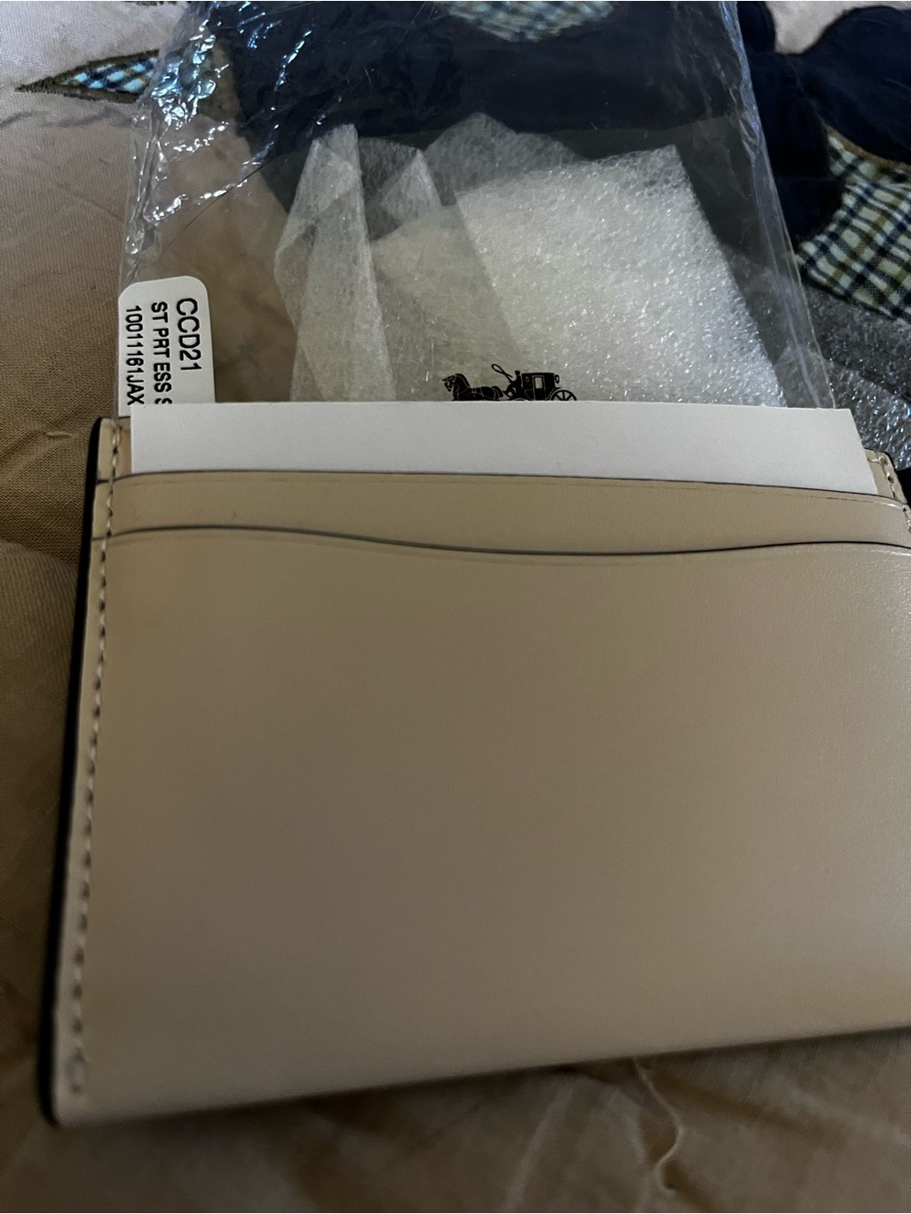 COACH Sticker Print Card Holder - Picture 7 of 8
